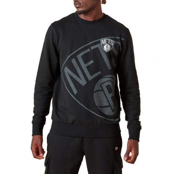 new era nba brooklyn nets washed graphic sweatshirt 11