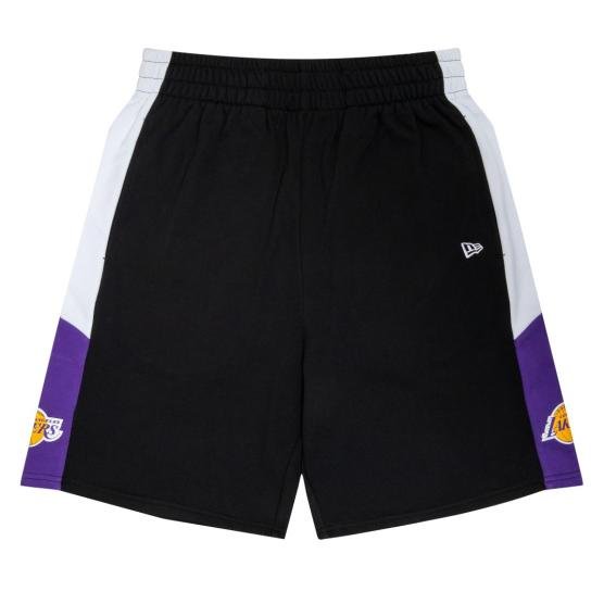 new era nba l a lakers side panel mesh shorts 11