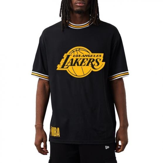 new era nba l a lakers team logo oversized mesh 1