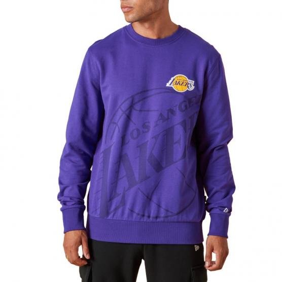 new era nba l a lakers washed graphic sweatshirt 1